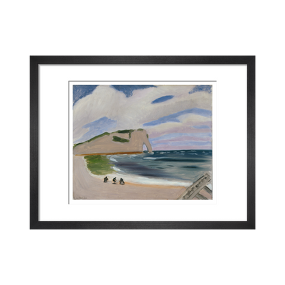 Women on the Beach, Étretat - Art print