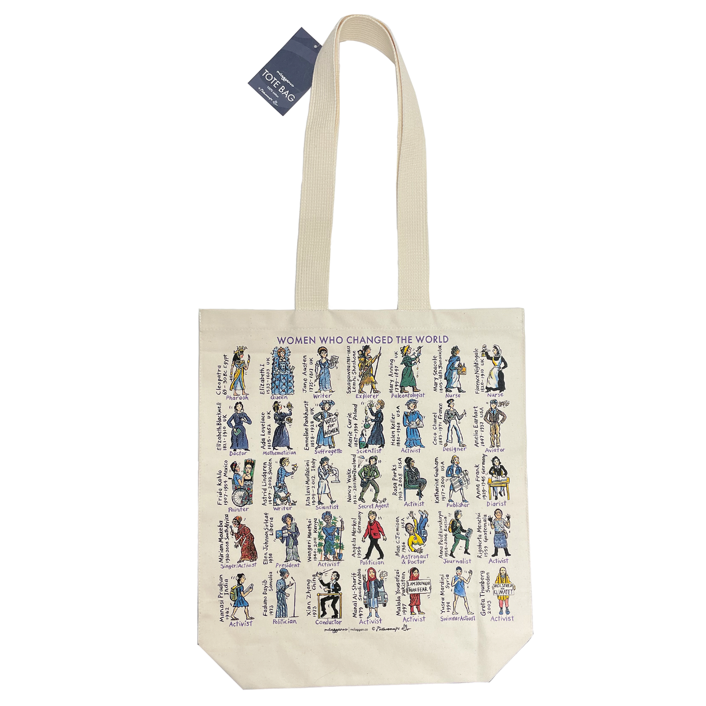 Women Who Changed the World Tote Bag