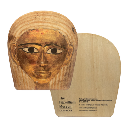 Gilded Mask - Wooden postcard
