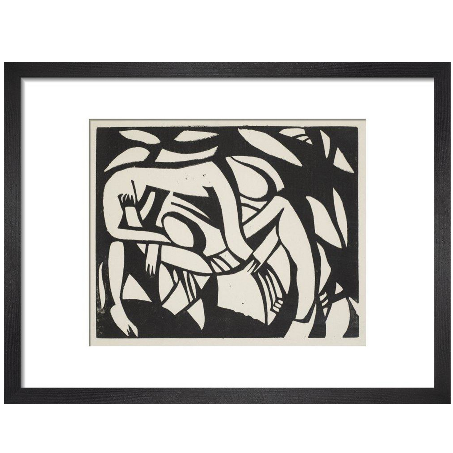 Wrestlers - Art print