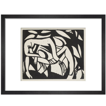 Wrestlers - Art print