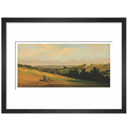 Young Man Reclining on the Downs - Art print