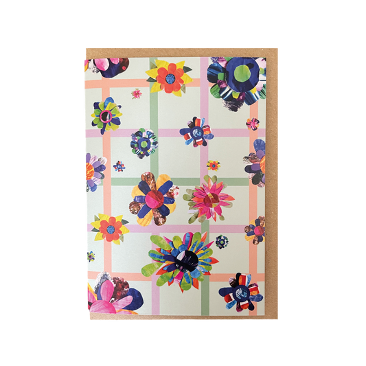 Bouquet on Green - Greeting card
