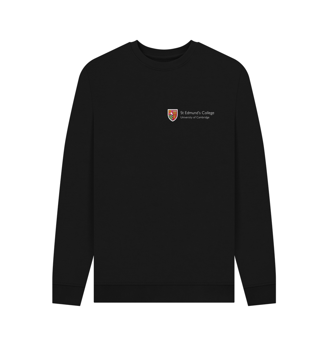 Black Printed Sweater Front