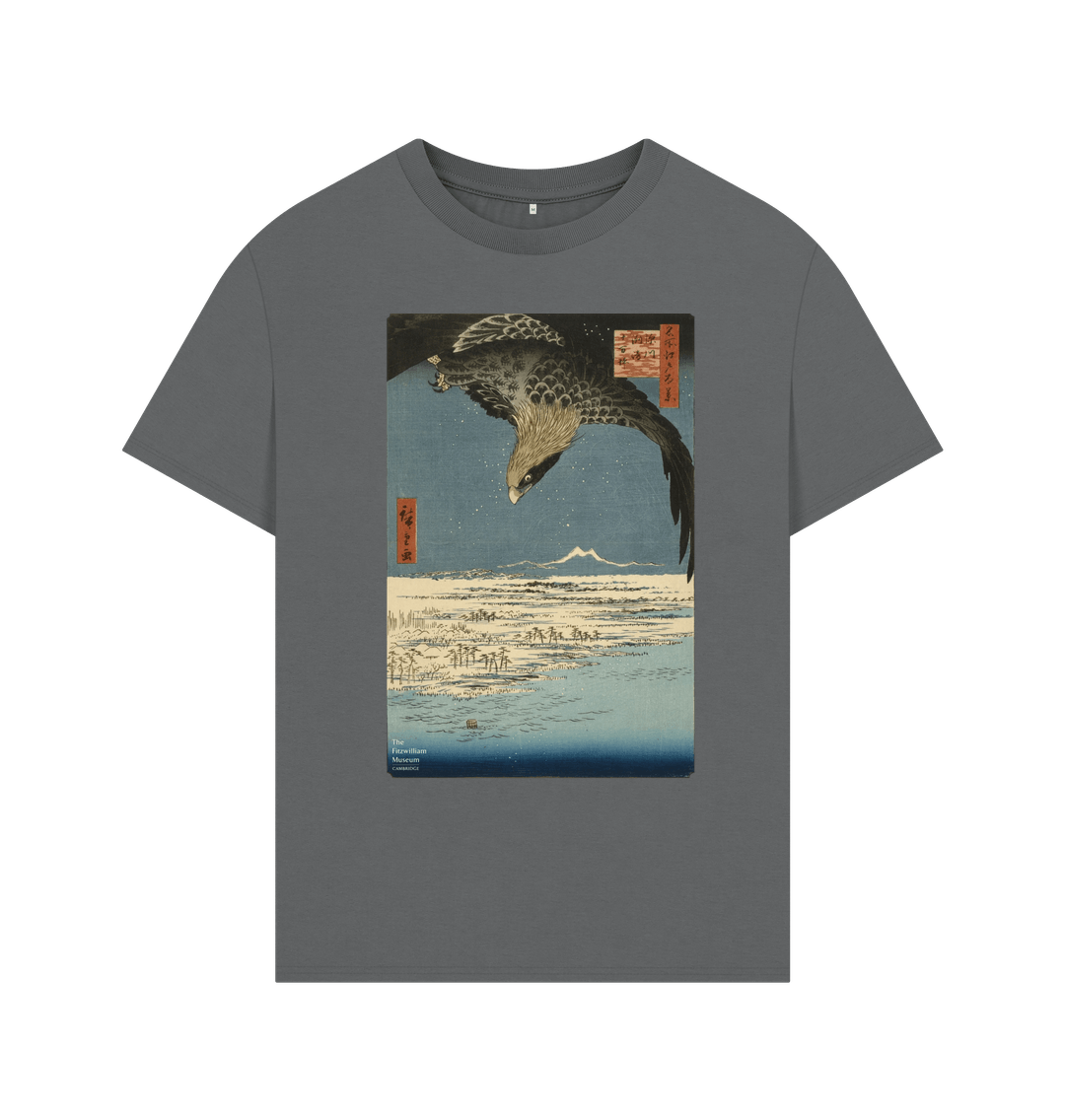 Slate Grey Hiroshige's Eagle Oversized Tee