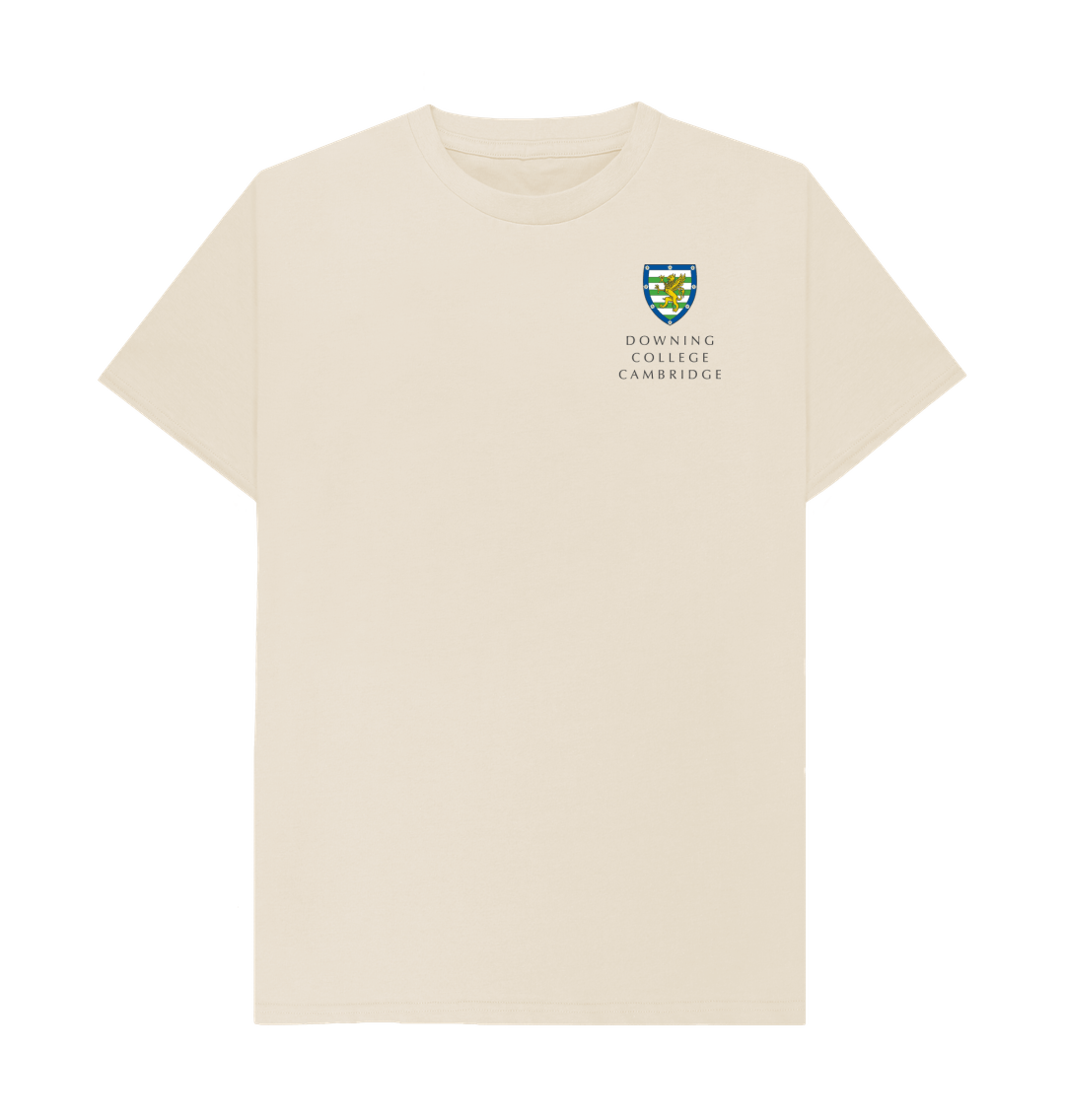 Oat Downing College Crew neck tee - light colours
