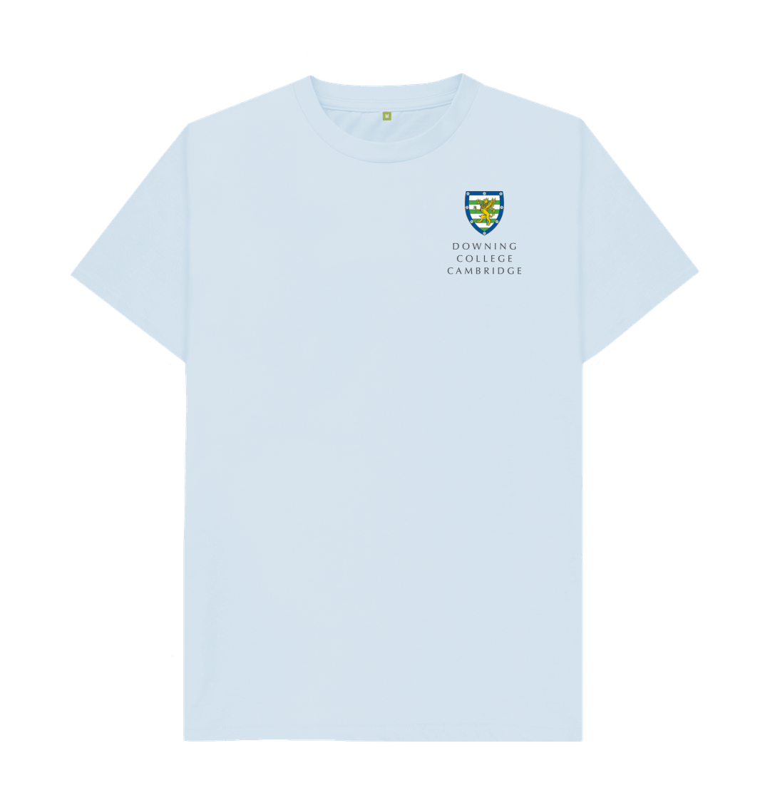 Sky Blue Downing College Crew neck tee - light colours