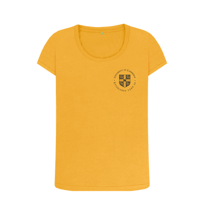 Mustard Printed T-shirt Front