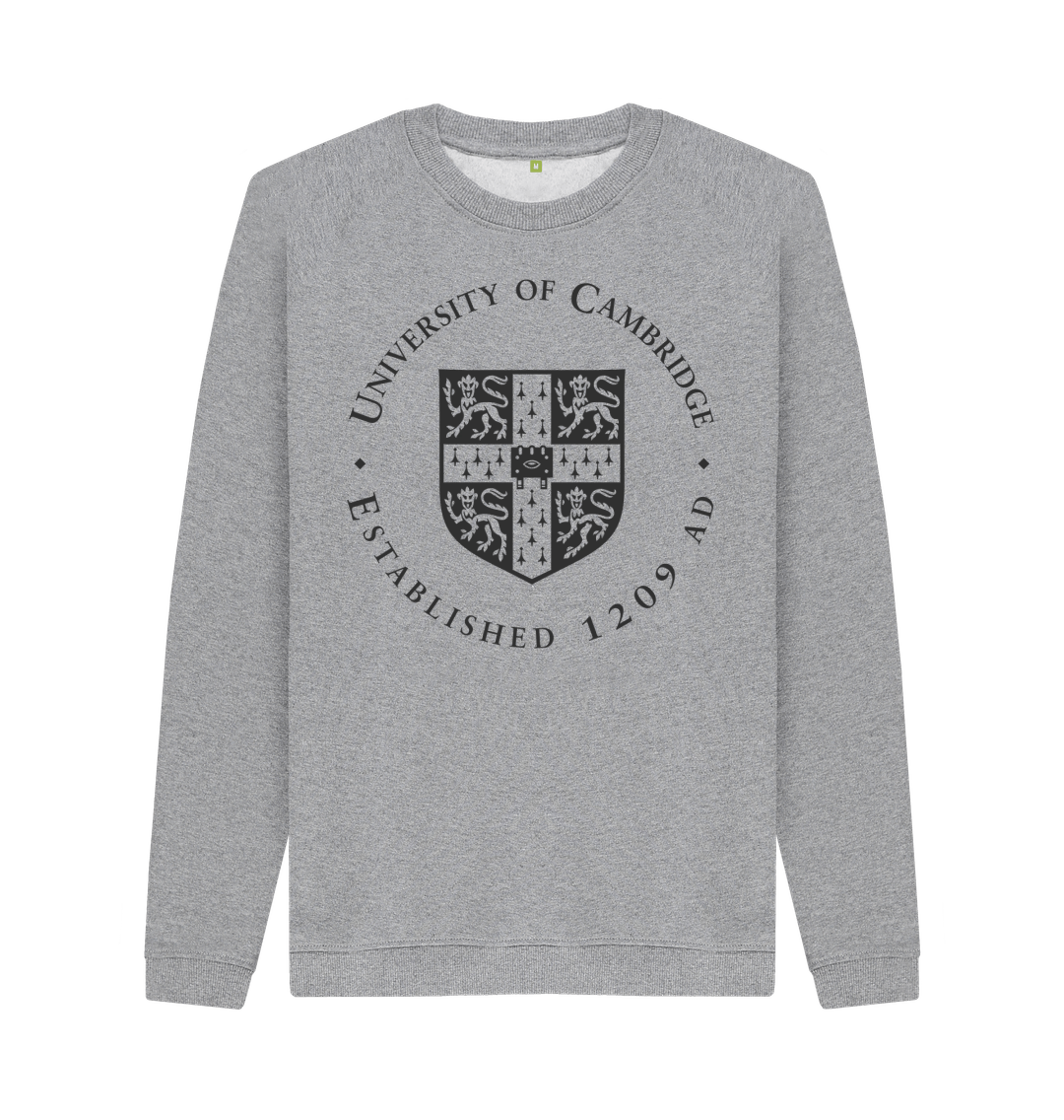 Light Heather Printed Sweater Front