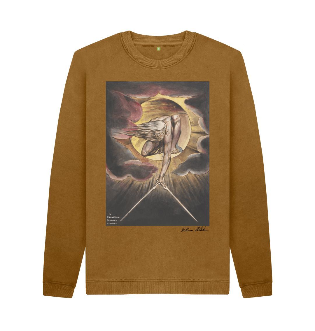 Brown William Blake's Ancient of Days\/Frontispiece Sweatshirt