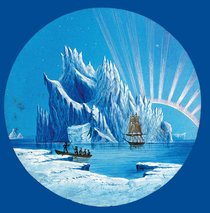 Icebergs and Aurora - Christmas card pack