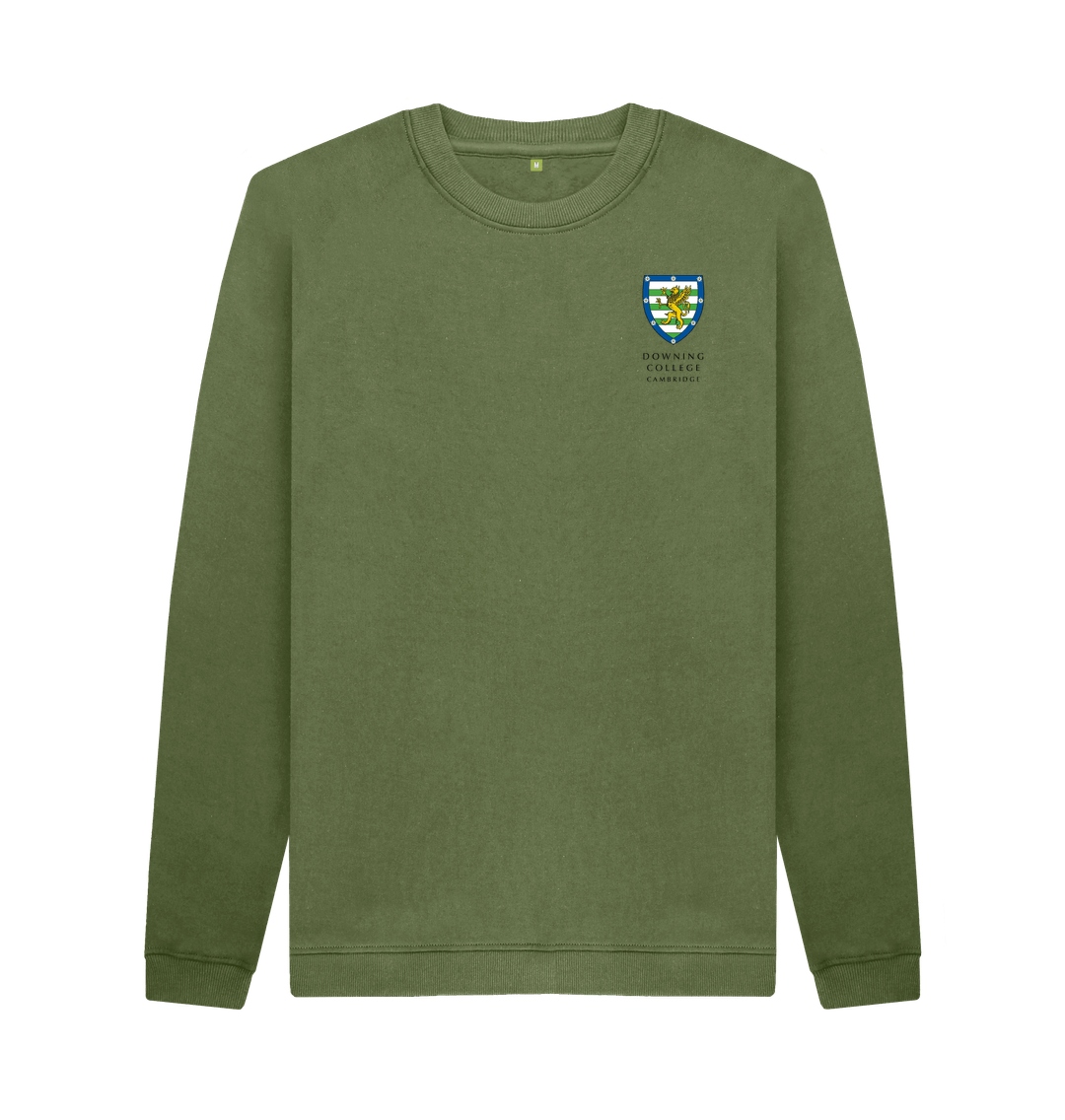 Khaki Printed Sweater Front