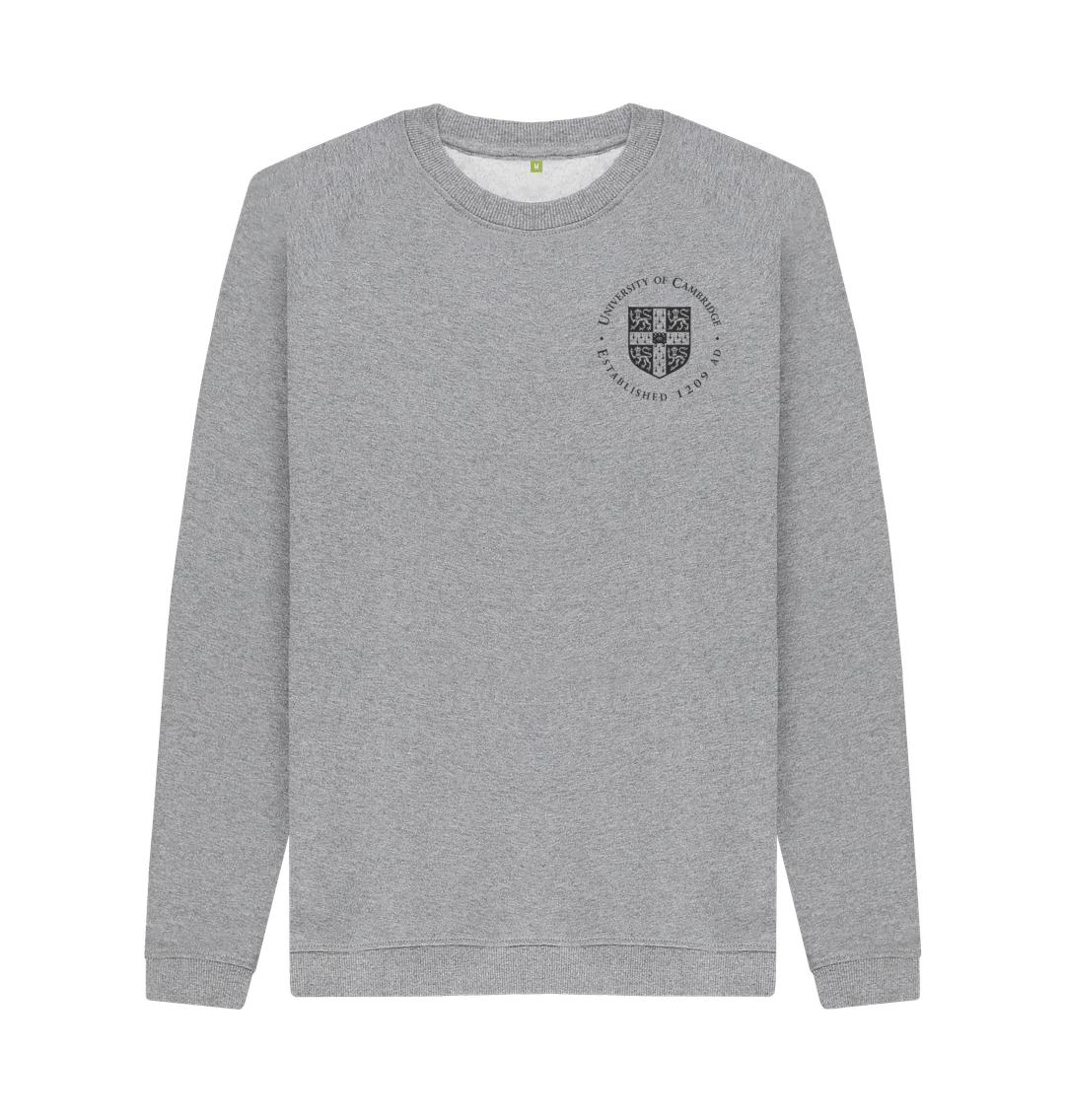 Light Heather Printed Sweater Front