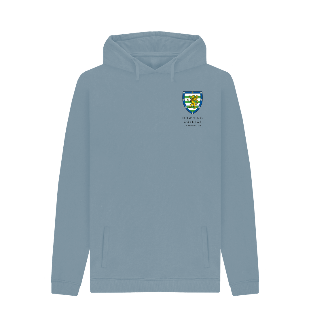 Stone Blue Downing College classic Hoodie - Light Colours