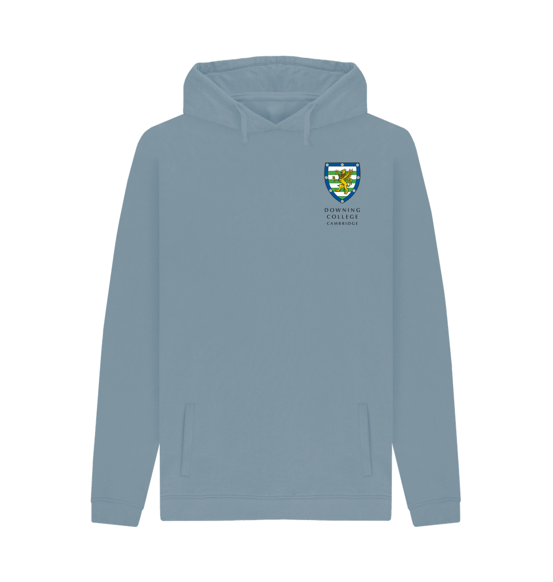 Stone Blue Printed Hoody Front