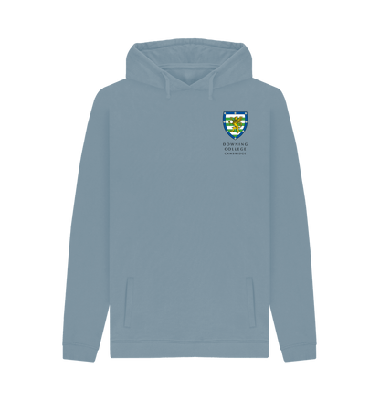 Stone Blue Printed Hoody Front