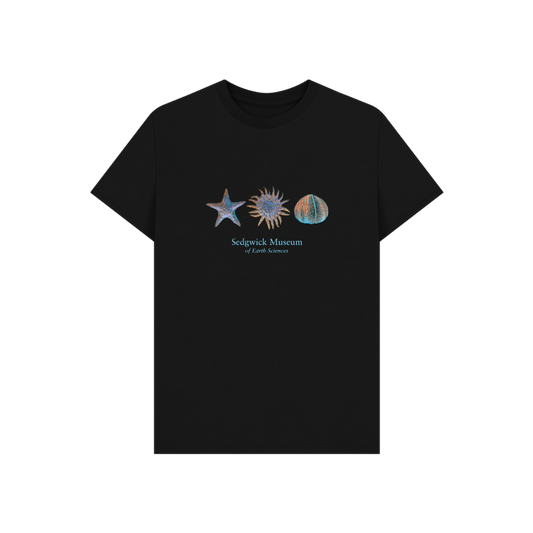 Marine Creatures on Black - T-shirt