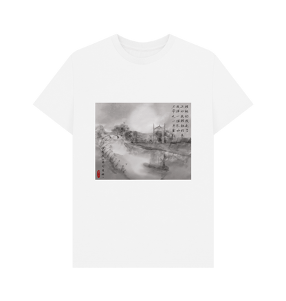 White Printed T-shirt Front