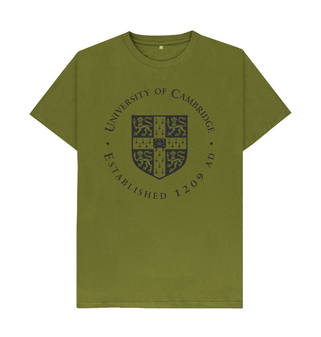 Moss Green Men's University of Cambridge Crew Neck Tee