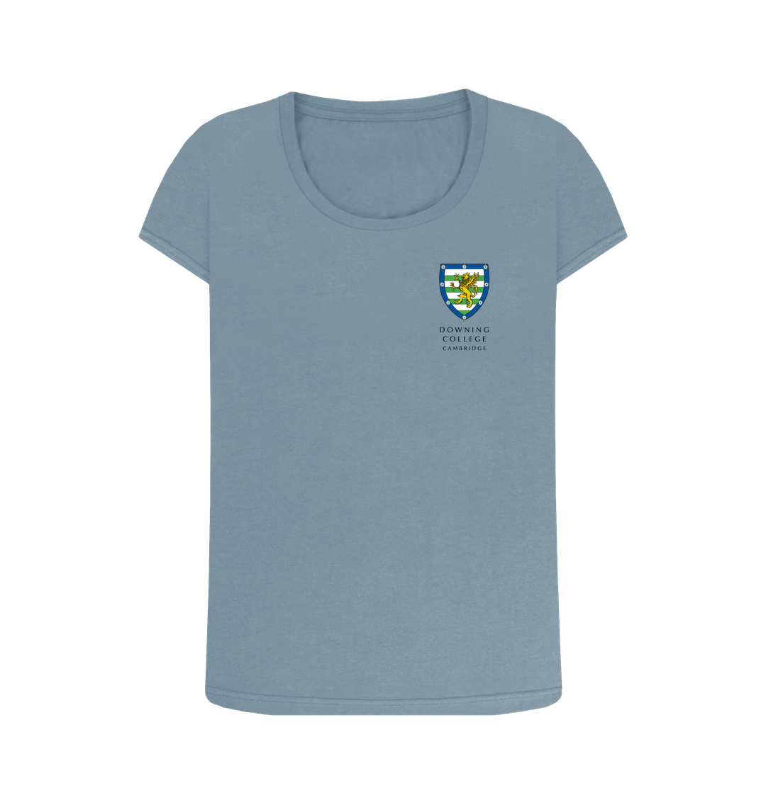 Stone Blue Printed T-shirt Front