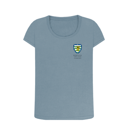 Stone Blue Printed T-shirt Front