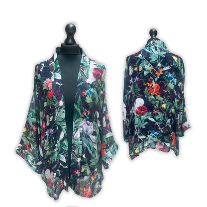 Fleur d'Orleans - Short kimono robe