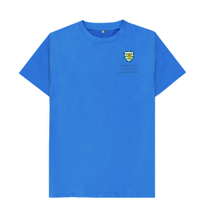 Bright Blue Downing College Crew neck tee - light colours