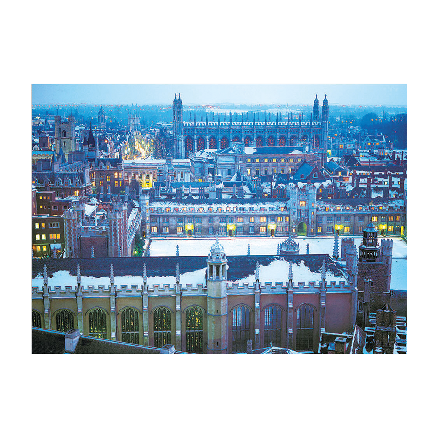 Twilight Over Cambridge - Greeting card