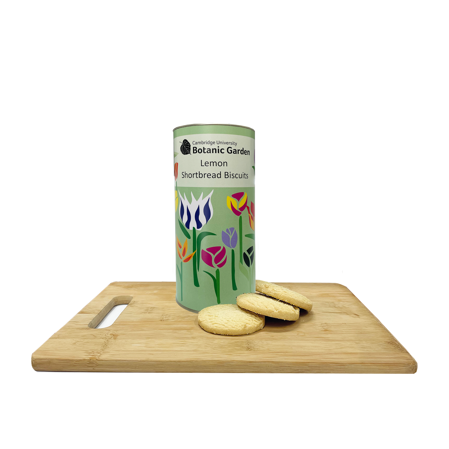 Botanic Garden Tulips Biscuit Drum - Lemon crisp