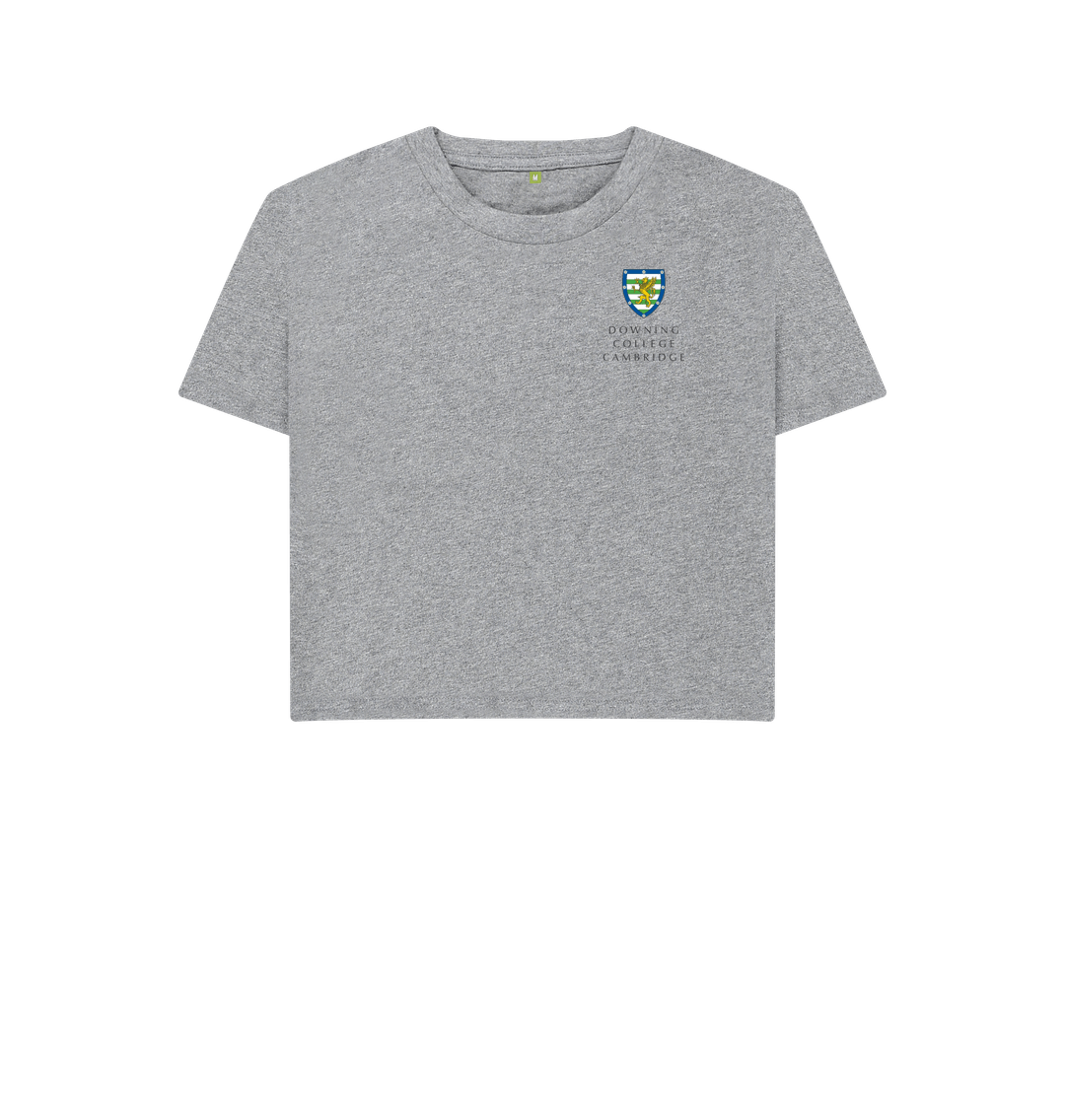 Athletic Grey Downing College Women's Boxy Tee