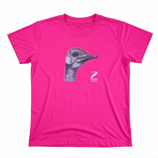Ostrich on Pink - Children's T-shirt