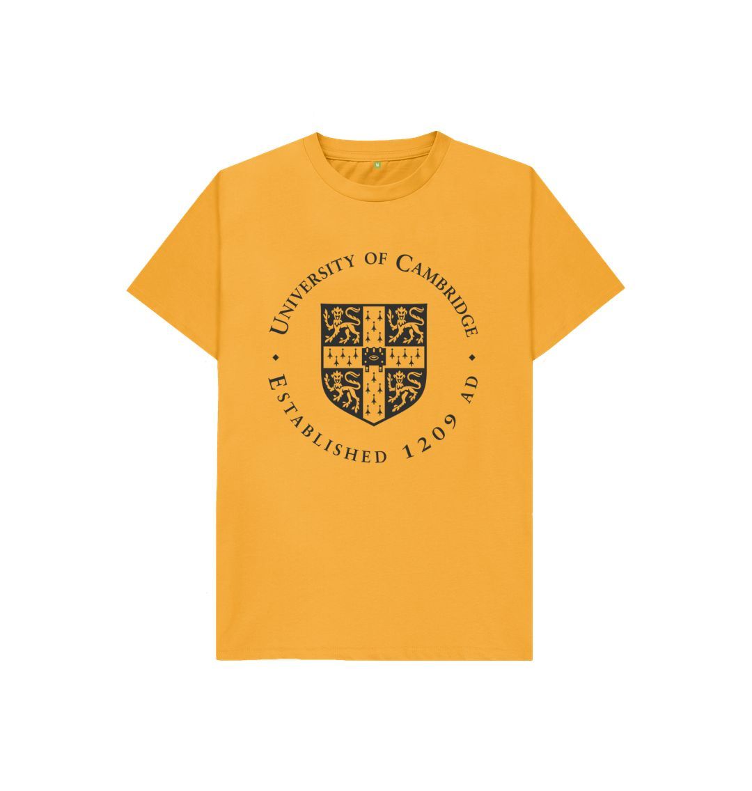 Mustard Kid's University of Cambridge T-shirt, Large Shield