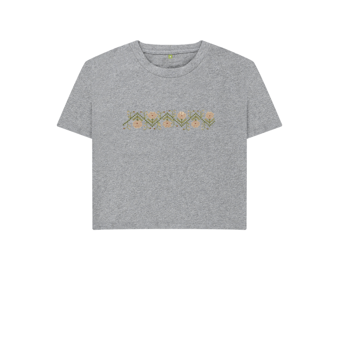 Athletic Grey Printed T-shirt Front