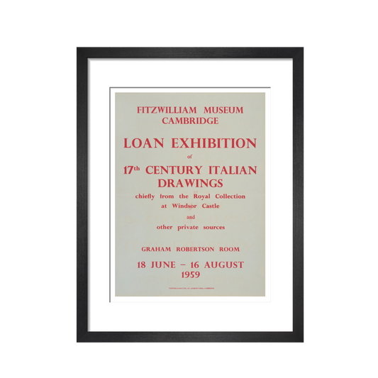 1959 Fitzwilliam Poster