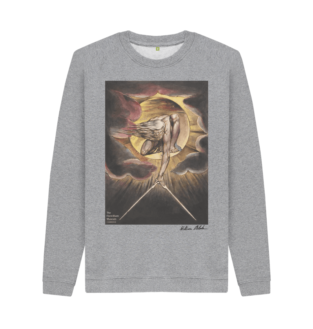 Light Heather Printed Sweater Front