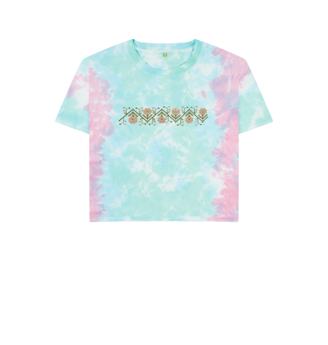 Pastel Tie Dye Printed T-shirt Front