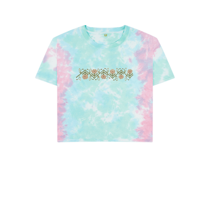 Pastel Tie Dye Printed T-shirt Front