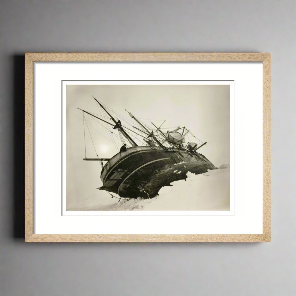 "Endurance" caught in a pressure crack, October, 1915