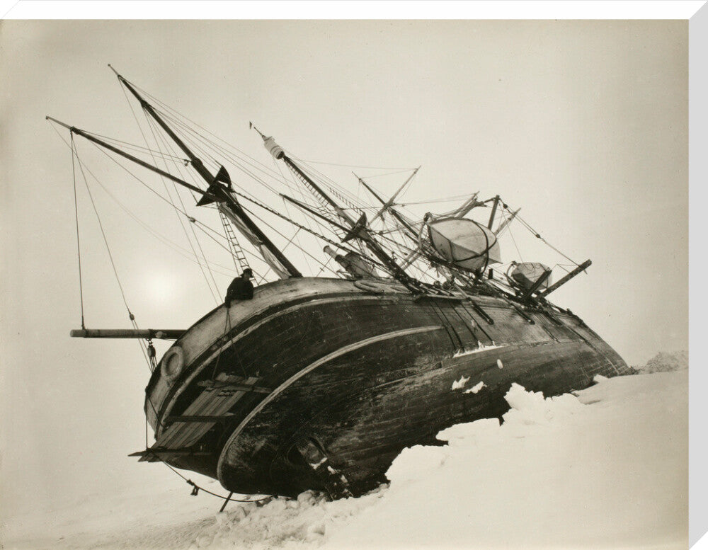 "Endurance" caught in a pressure crack, October, 1915