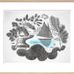Sailing Boat from 'Travel' series - Art print