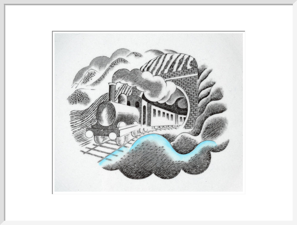 Train from 'Travel' series - Art print