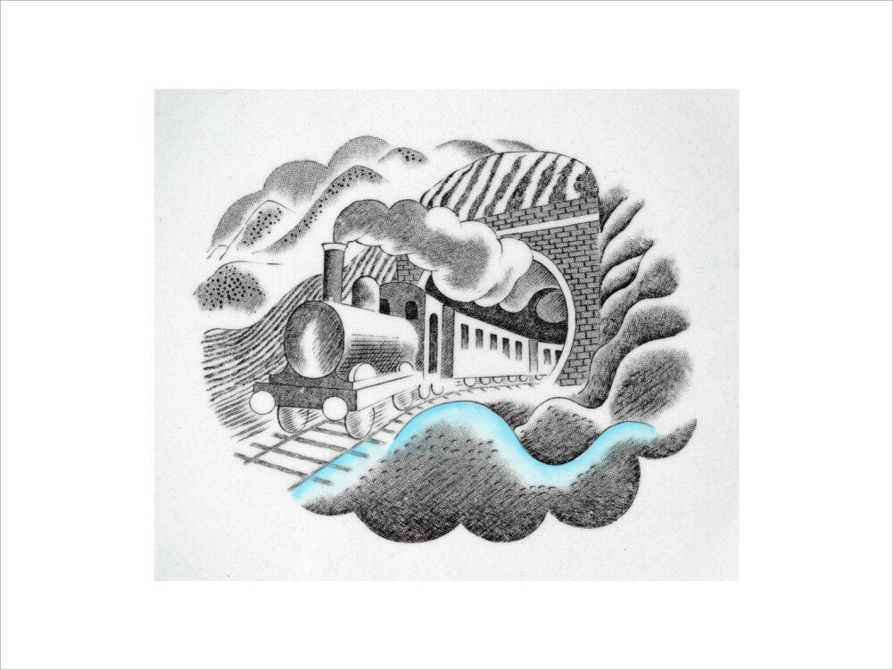 Train from 'Travel' series - Art print