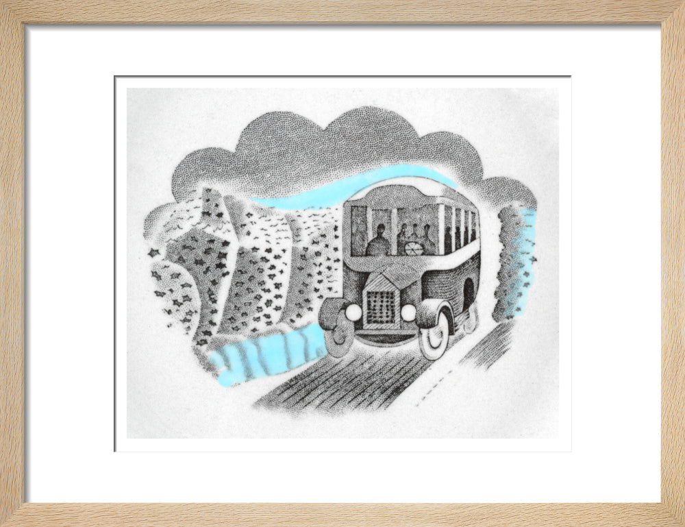 Bus from 'Travel' series - Art print
