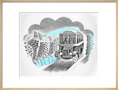 Bus from 'Travel' series - Art print