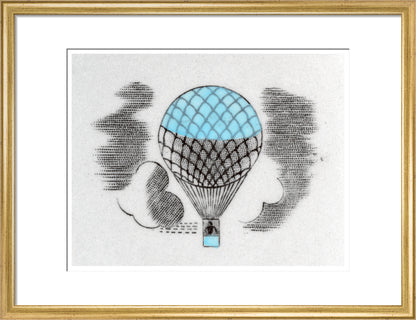 Hot air balloon from 'Travel' series - Art print