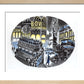 Piccadilly Circus on Boat Race Night - Art print