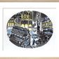 Piccadilly Circus on Boat Race Night - Art print