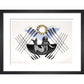 Mermaid and Crossed Oars - Art print