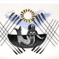 Mermaid and Crossed Oars - Art print
