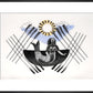 Mermaid and Crossed Oars - Art print